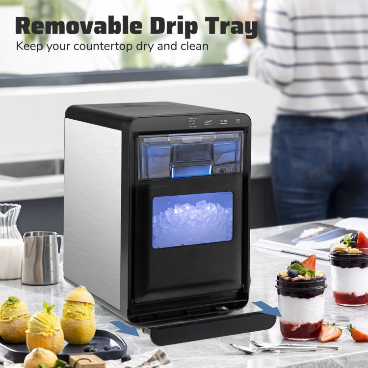 CNN best tested-Nugget Ice Maker Countertop with Soft Chewable Pellet - Gallery View 10 of 10