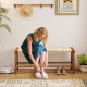 47 Inch Long Patio Bench Teak Wood Dining Bench for Backyard - Gallery View 2 of 10