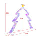 8.8 FT Christmas Tree-shaped Archway, Xmas Archway with Top Star test - Gallery View 13 of 16
